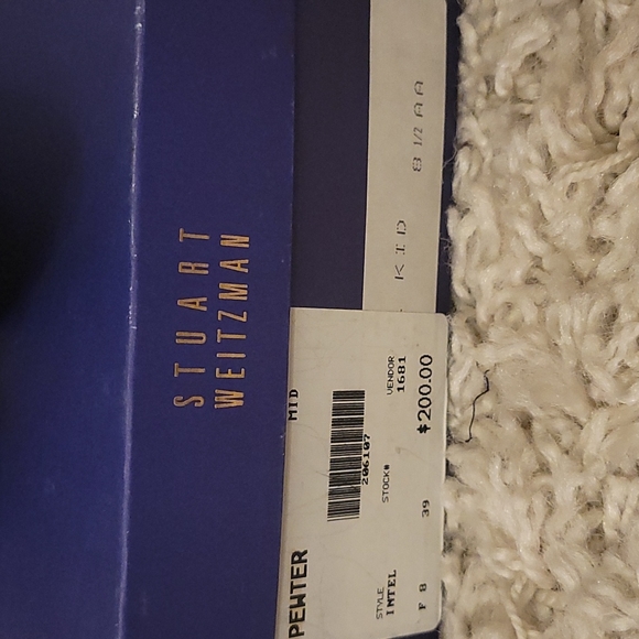 STUART WEITZMAN PEWTER INTEL SHOES - Picture 11 of 11